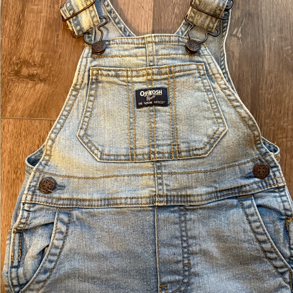 OshKosh B'gosh Light Blue Denim Overalls